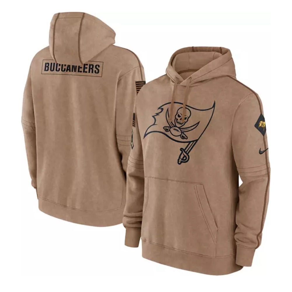 NWT Nike Tampa Bay Buccaneers NFL Salute To Service Hoodie On Field Size Small